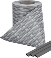 Vlechtband - Privacyfolie - Hekfolie - 35m - PVC - Grijs - KESSER®